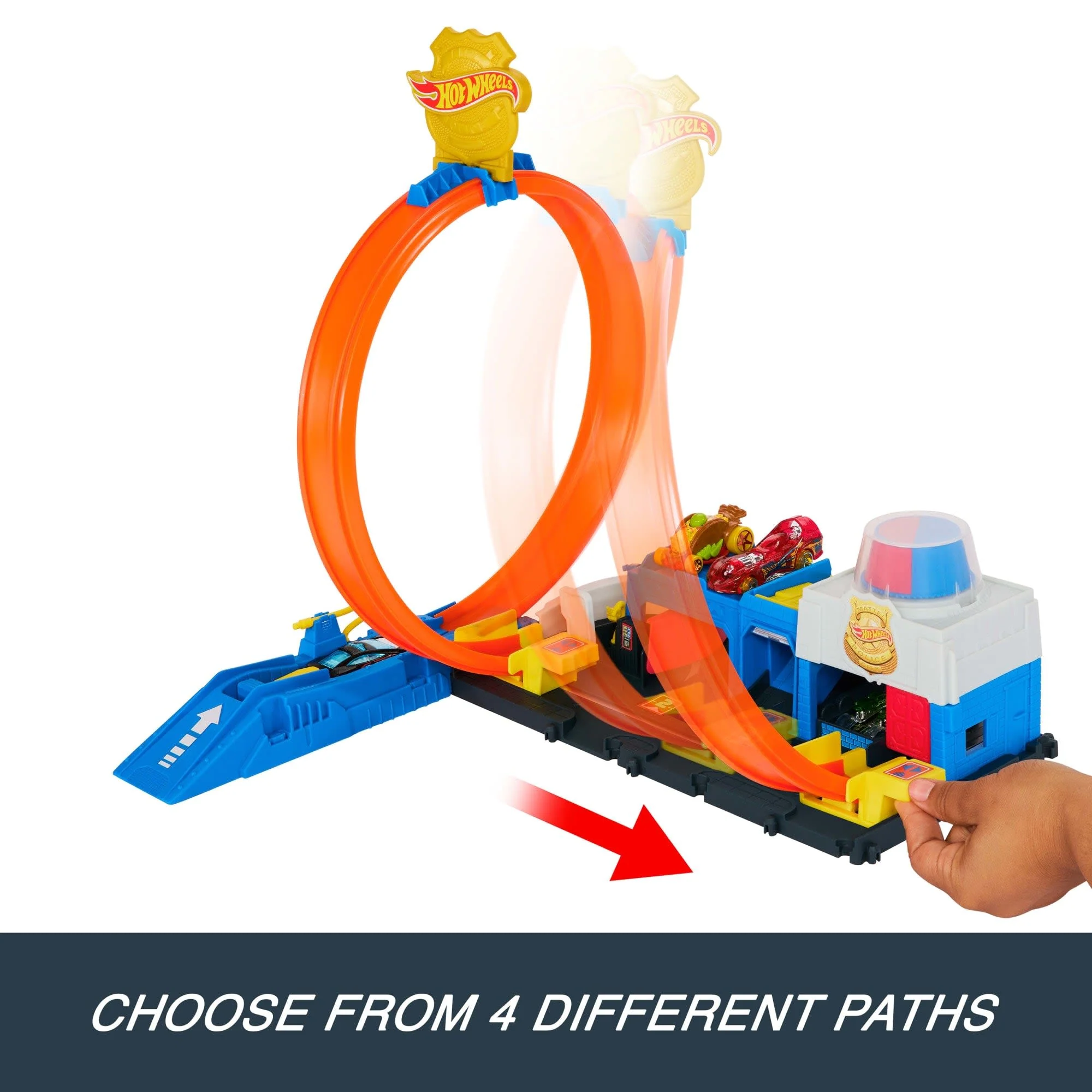 Hot Wheels City Super Police Station Tracks and Playsets - Image 5