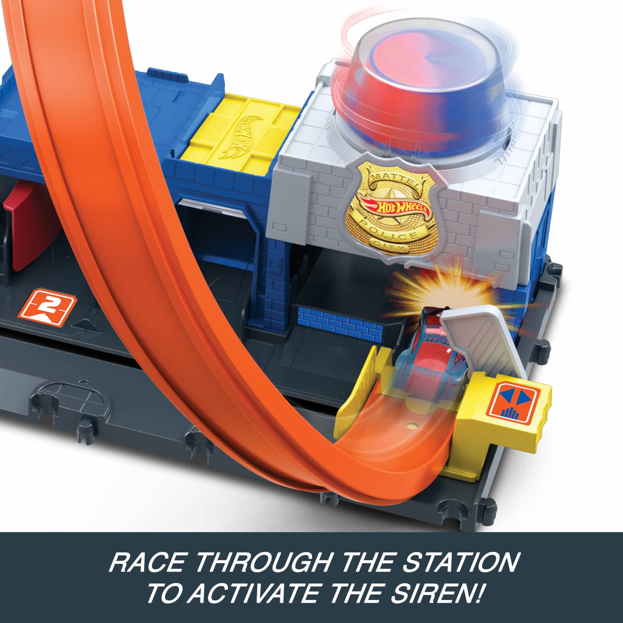 Hot Wheels City Super Police Station Tracks and Playsets - Image 6