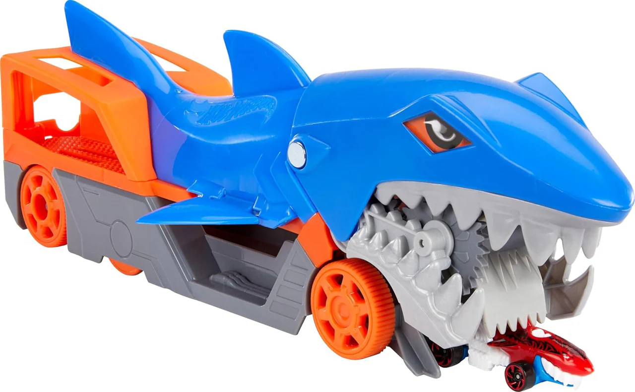 Hot Wheels Shark Chomp Transporter Playset - Image 3