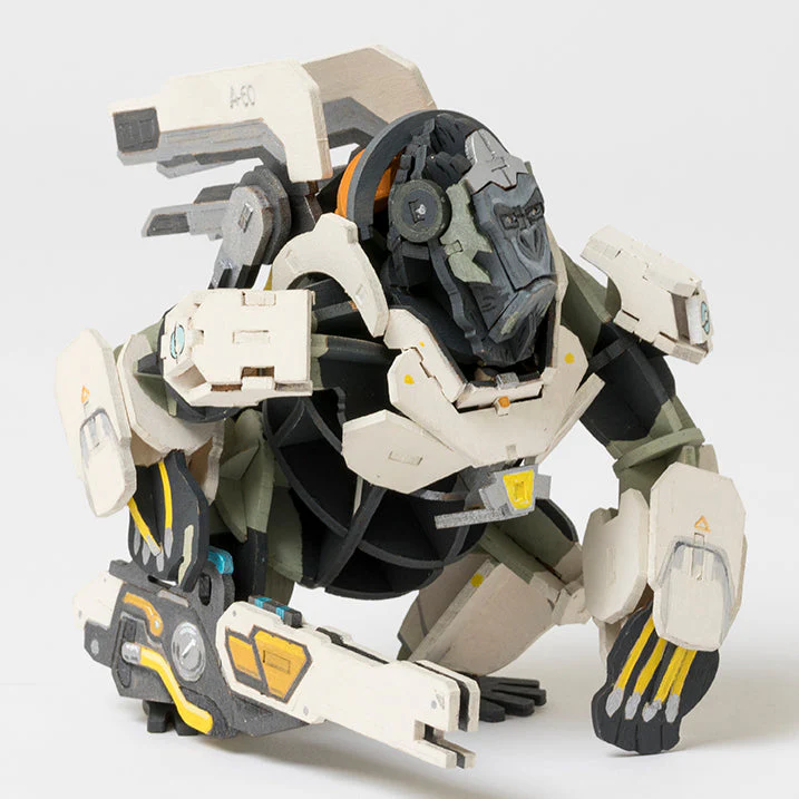 Incredibuilds Overwatch: Winston 3D Wood Model and Poster - Image 2