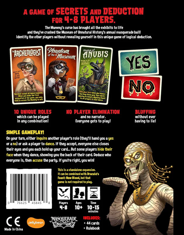 Jellybean Games Night of the Mummy Card Game - Image 3