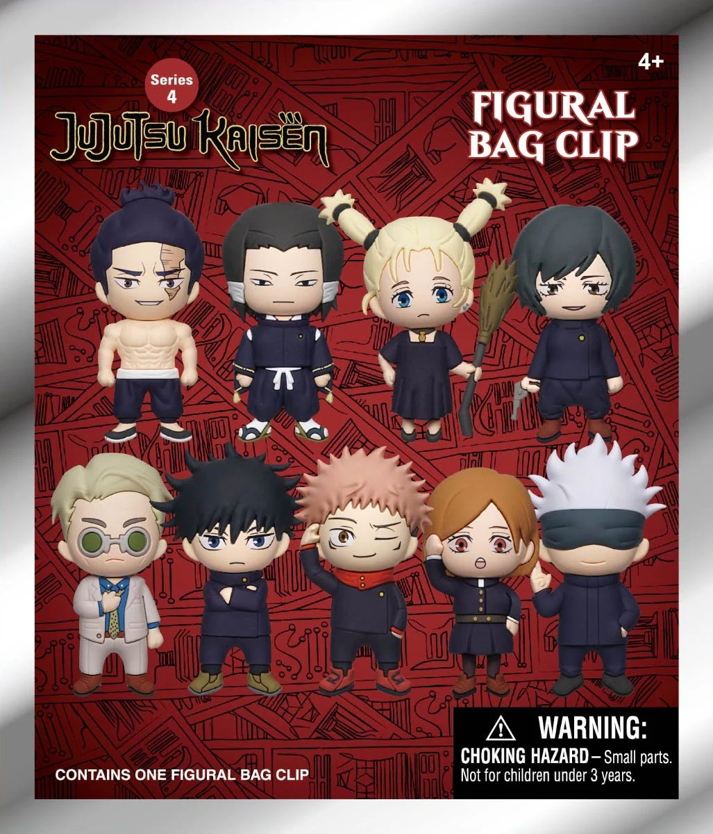 Jujutsu Kaisen - 3D PVC Bag Clips Blind Bag (Series 4)