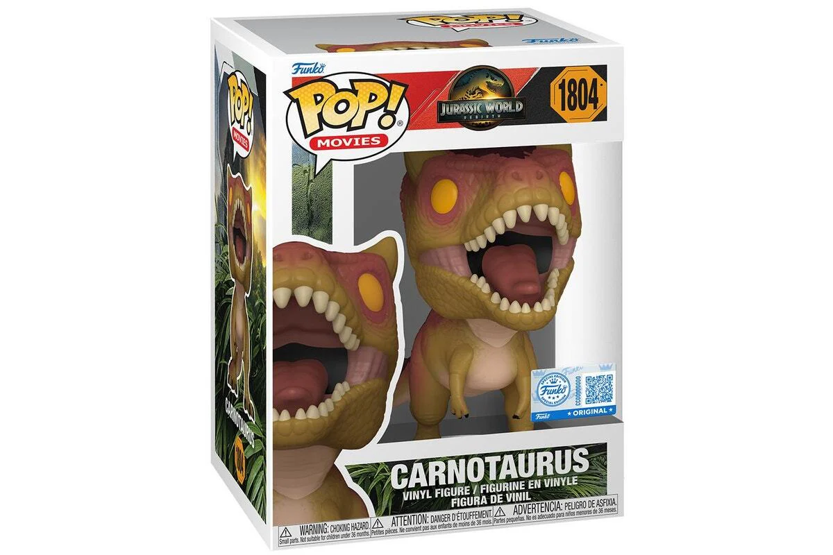 Jurassic World: Rebirth (2025) - Carnotaurus Pop! Vinyl Figure - Image 2