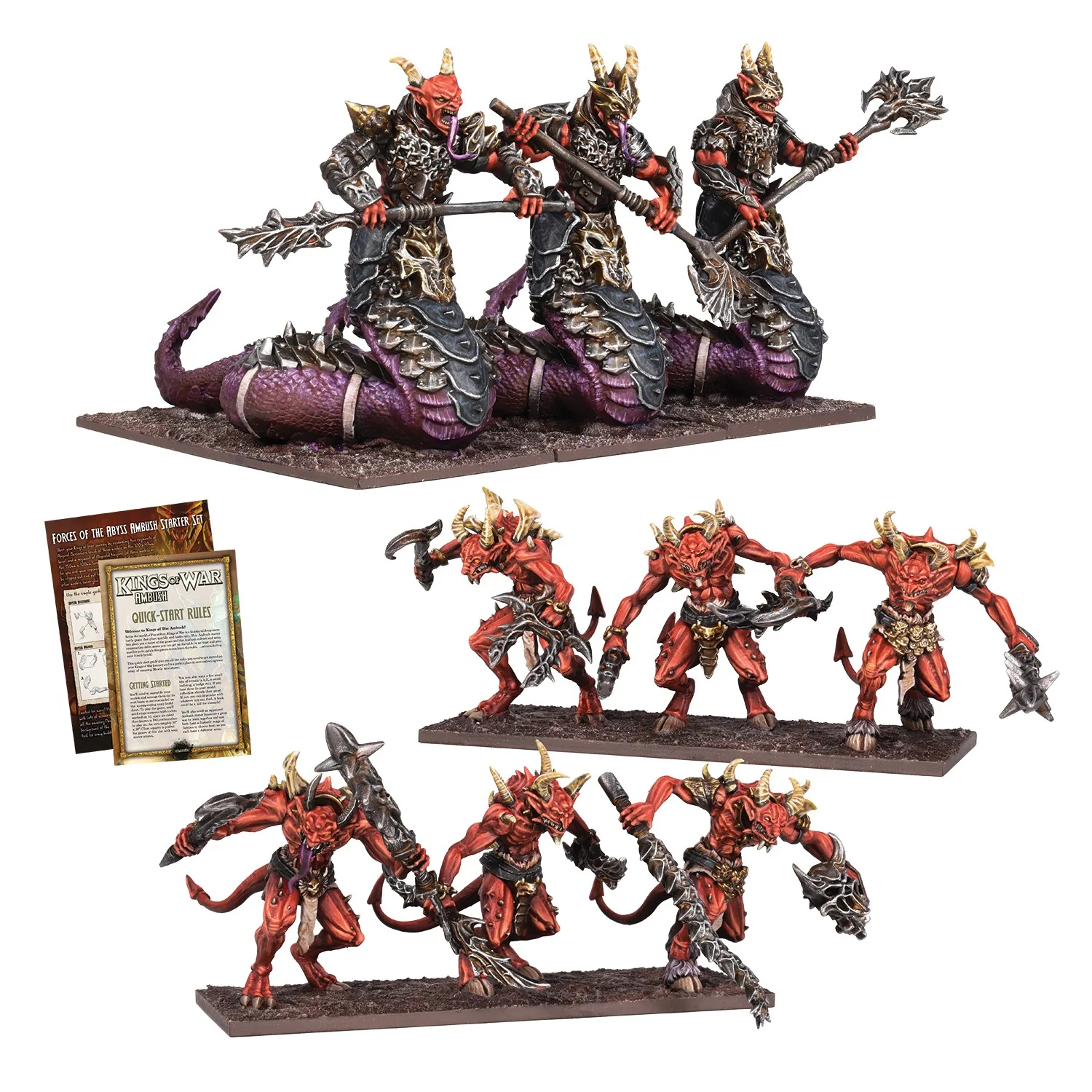 Kings of War Forces of the Abyss Ambush Starter Set (MGKWA113)