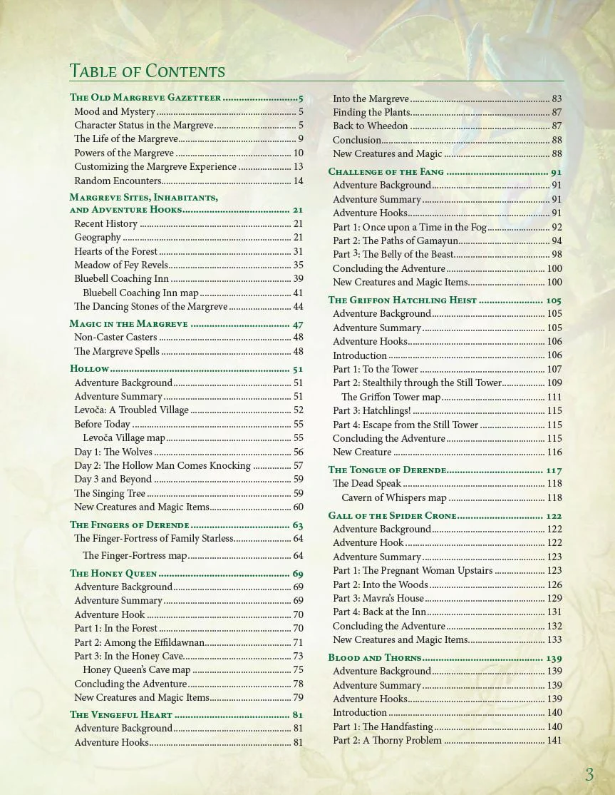 Kobold Press Tales of the Old Margreve Sourcebook for 5th Edition - Image 3