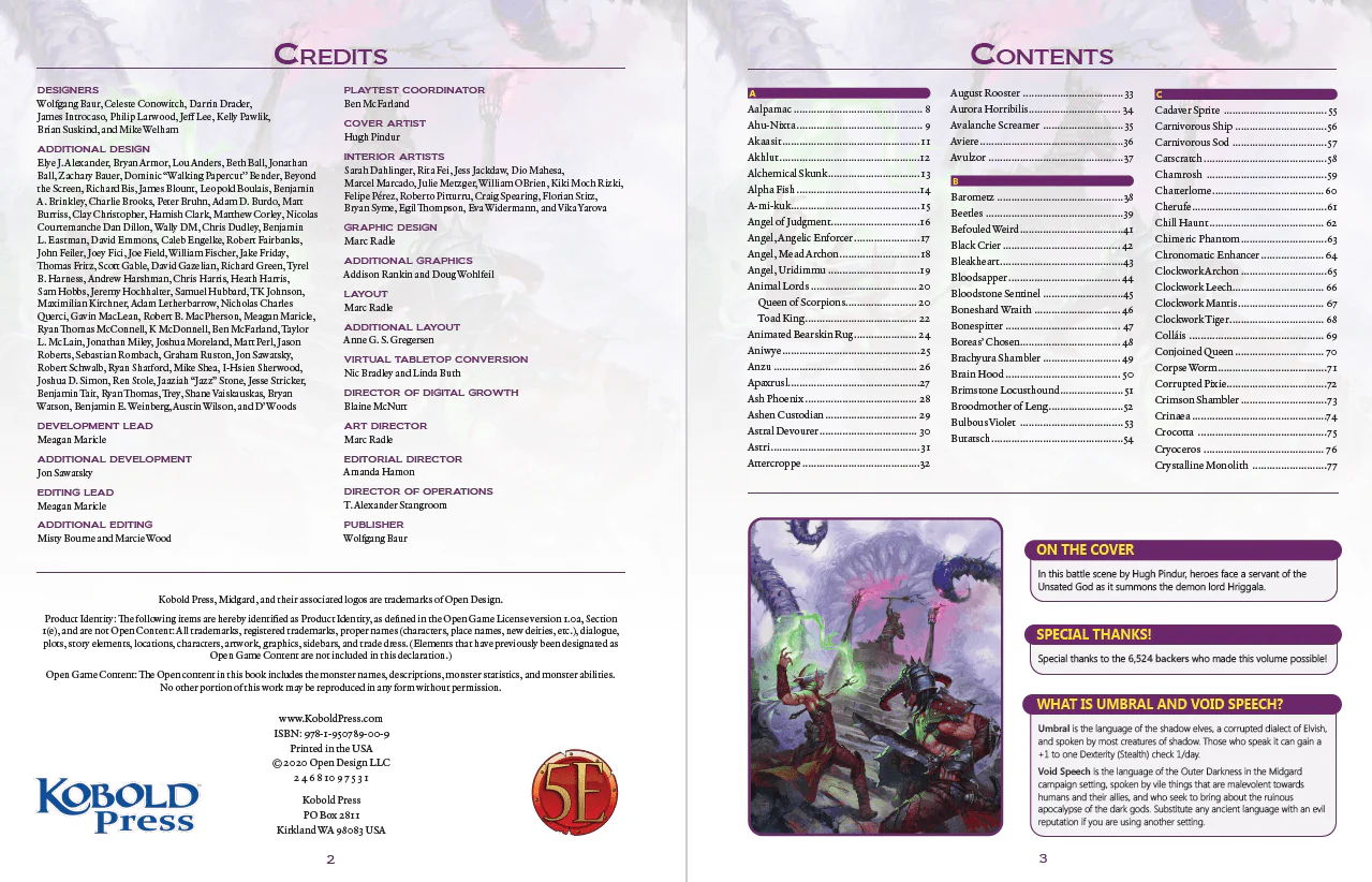 Kobold Press Tome of Beasts-II Pocket Edition Sourcebook for 5th Edition - Image 2