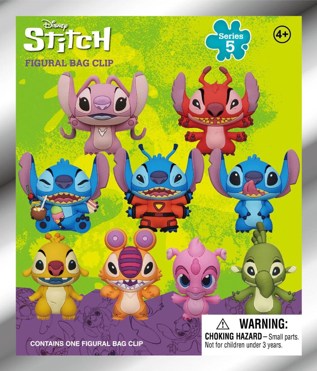 Lilo & Stitch - 3D PVC Bag Clips Series 5 Blind Bag