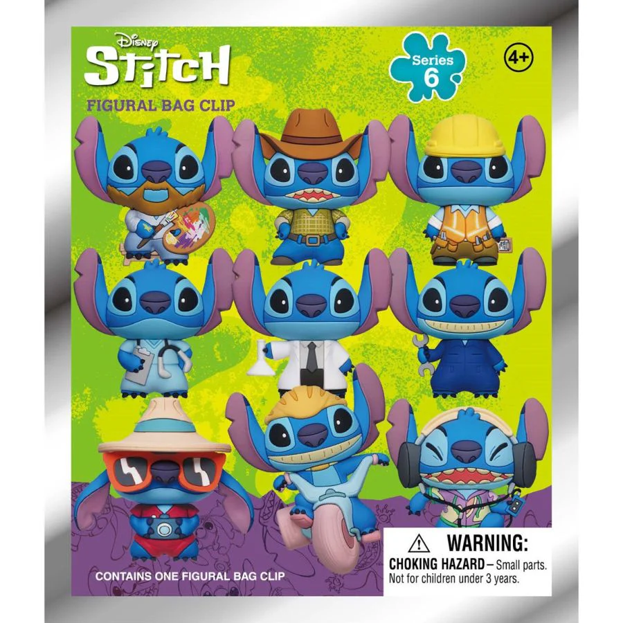 Lilo & Stitch - 3D PVC Bag Clips Series 6 Blind Bag