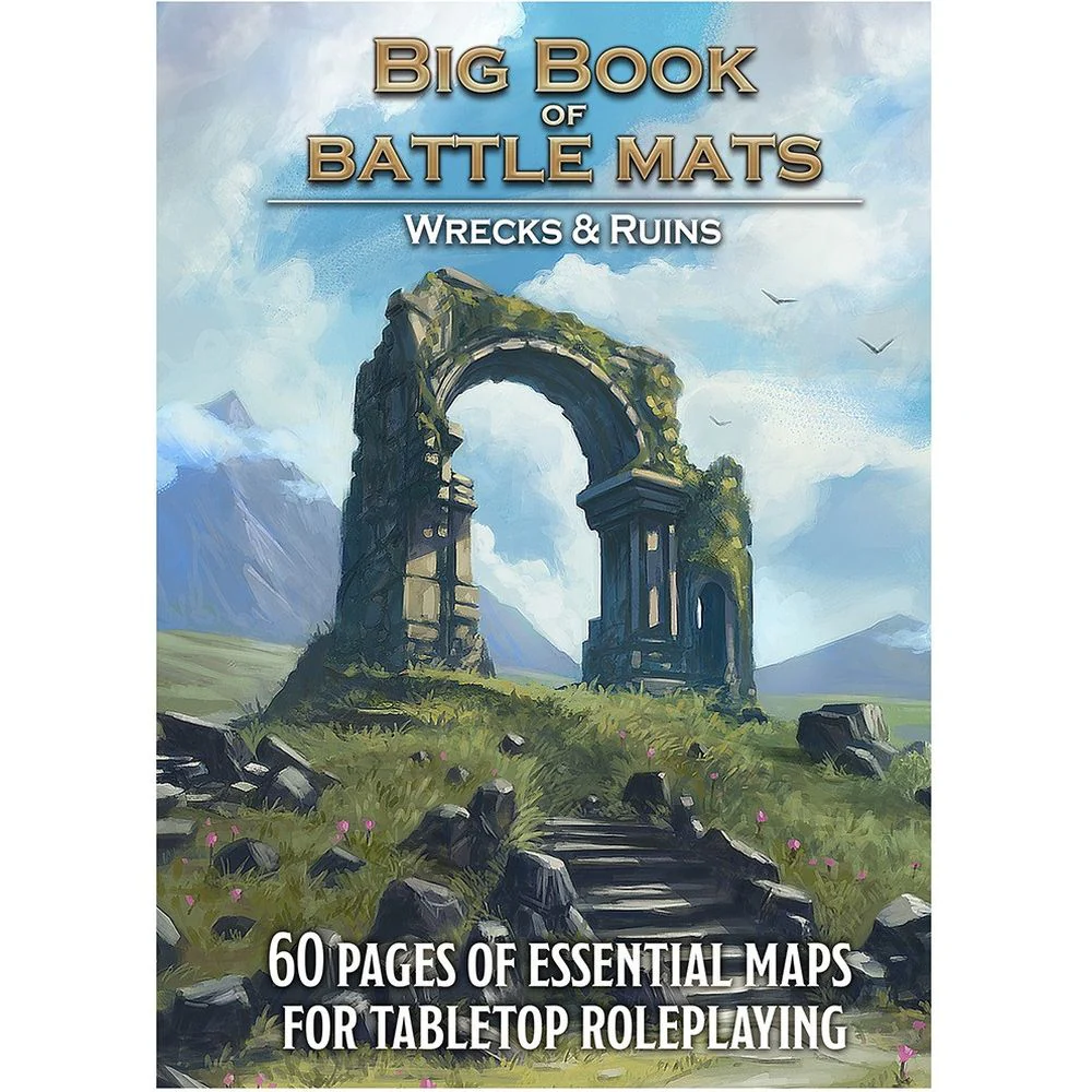 Loke Battle Mats Big Book Wrecks & Ruins Map Book