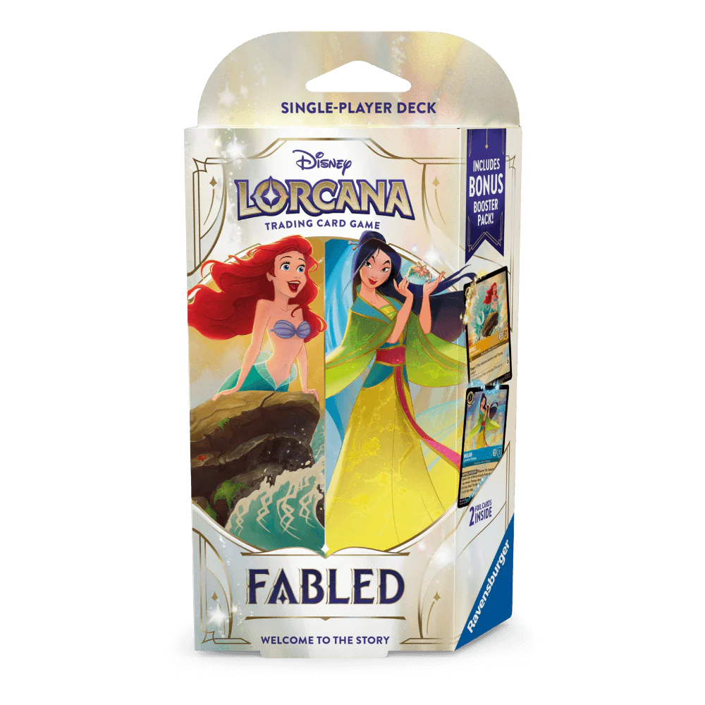 Lorcana TCG - Fabled Single Player Deck: Ariel and Mulan
