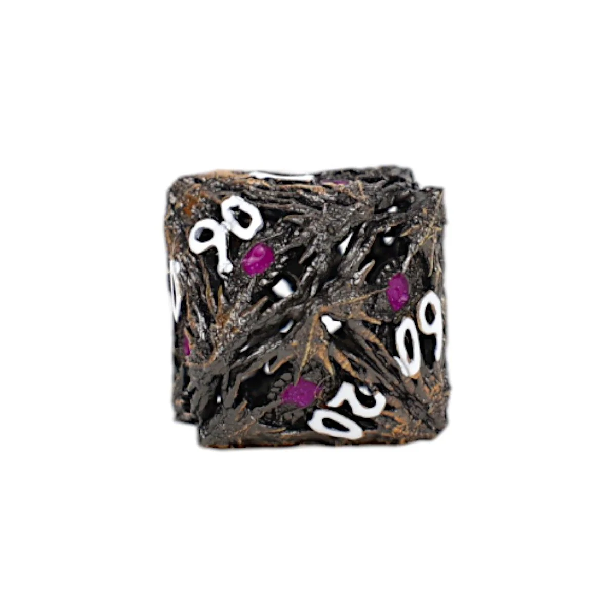 LPG Dice Dragon Eye Dice Set Tarnished Gold/Purple - Image 4