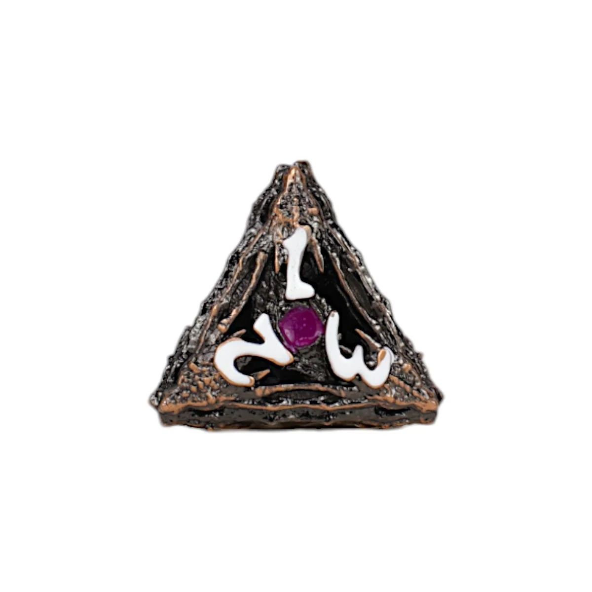 LPG Dice Dragon Eye Dice Set Tarnished Gold/Purple - Image 8