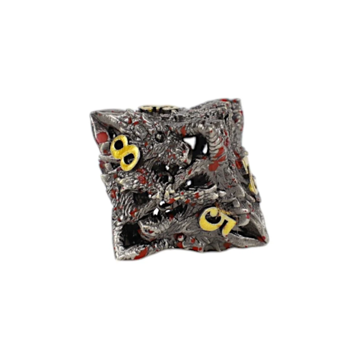 LPG Dice Dragon Rage Dice Set Bloodied Metal - Image 6
