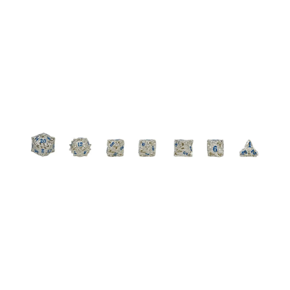 LPG DIce Dragon Rage Dice Set Steel/Blue - Image 9