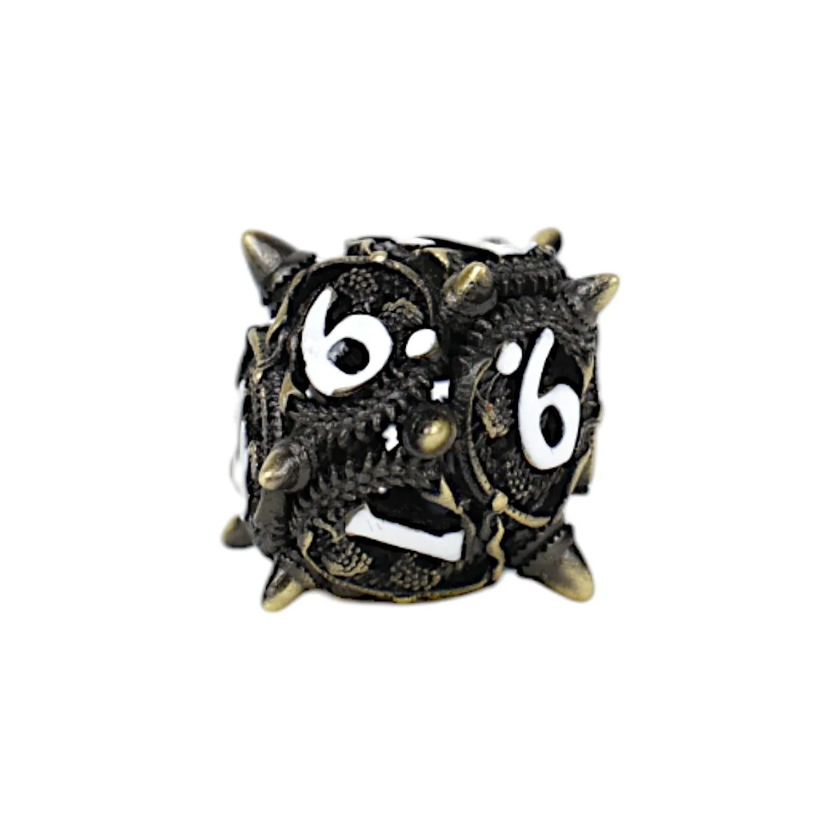 LPG Dice Xeno Hollow Dice Set Tarnished Gold - Image 5