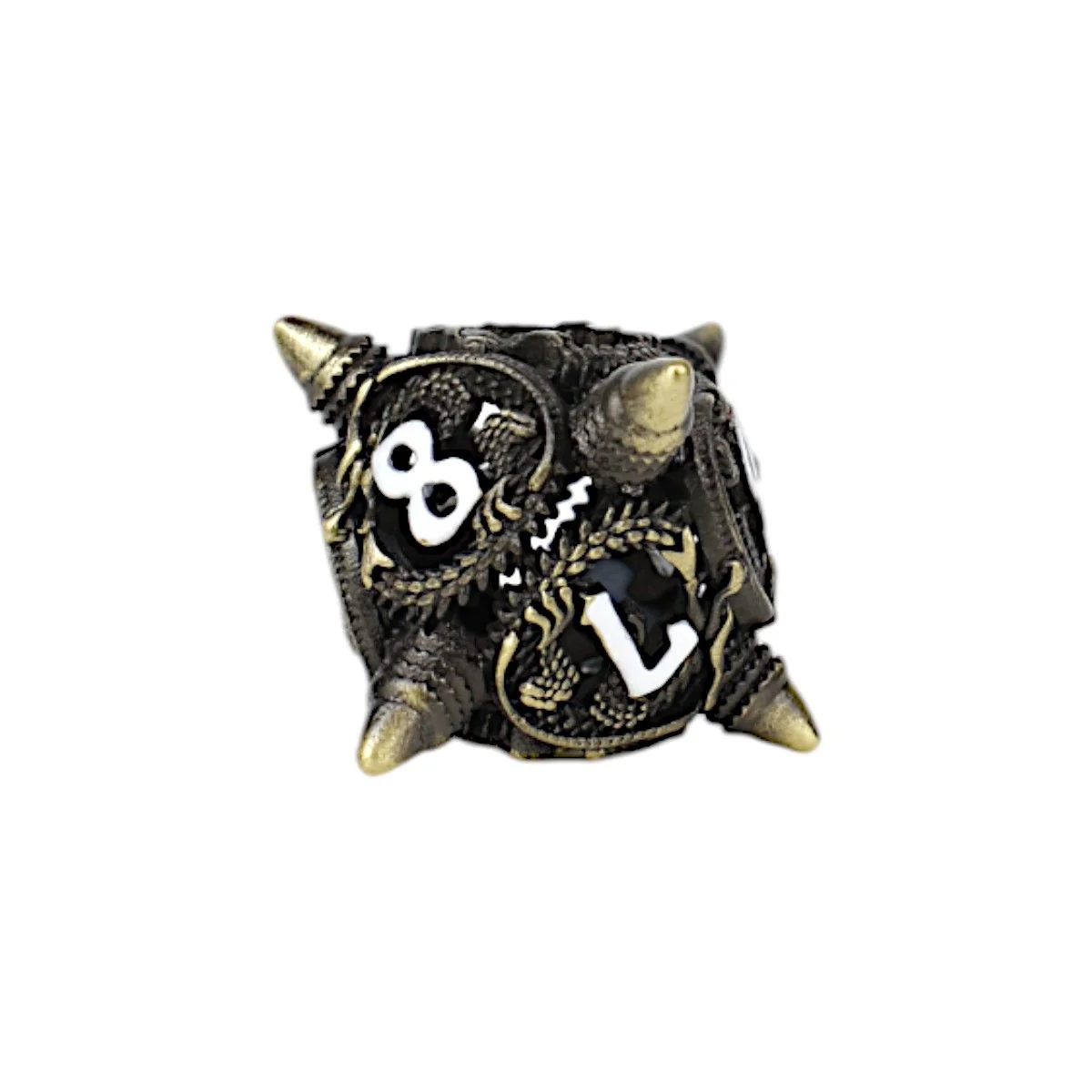 LPG Dice Xeno Hollow Dice Set Tarnished Gold - Image 6