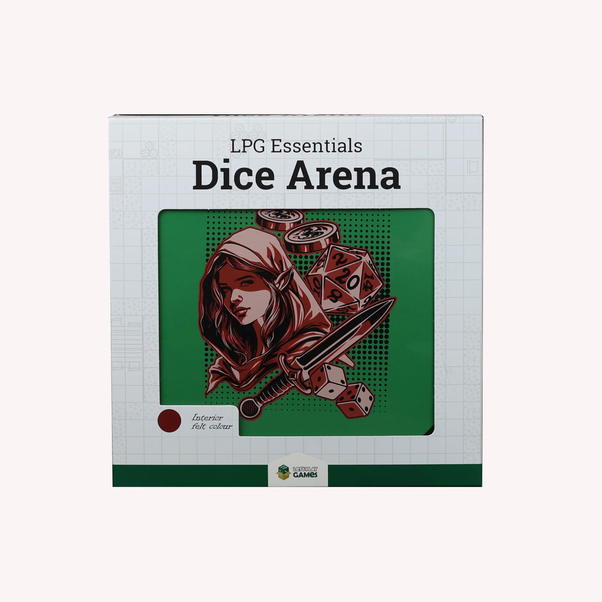 LPG Essentials Dice Arena Teal / Crimson - Image 2