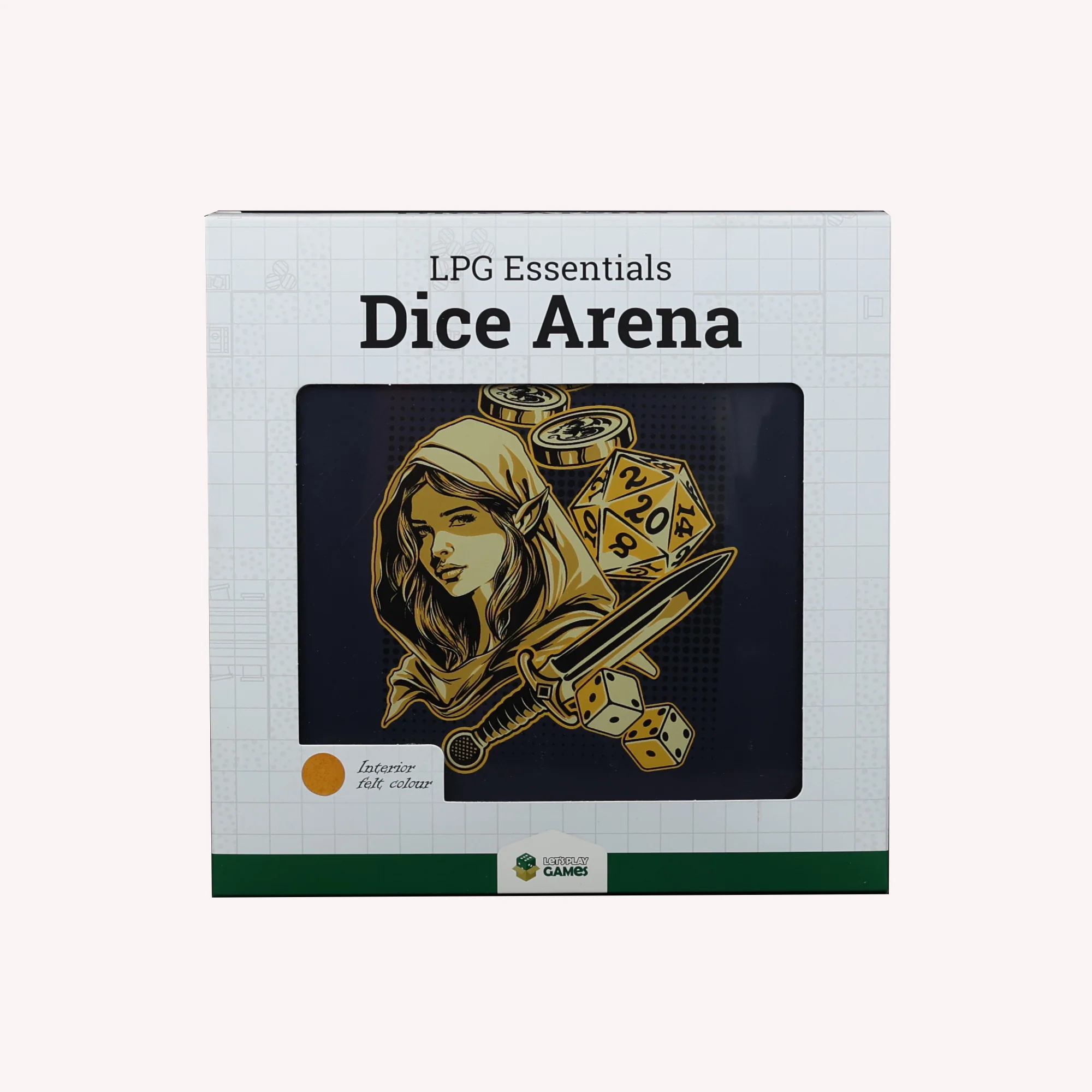 LPG Essentials Dice Arena Vibrant Blue / Brass - Image 2