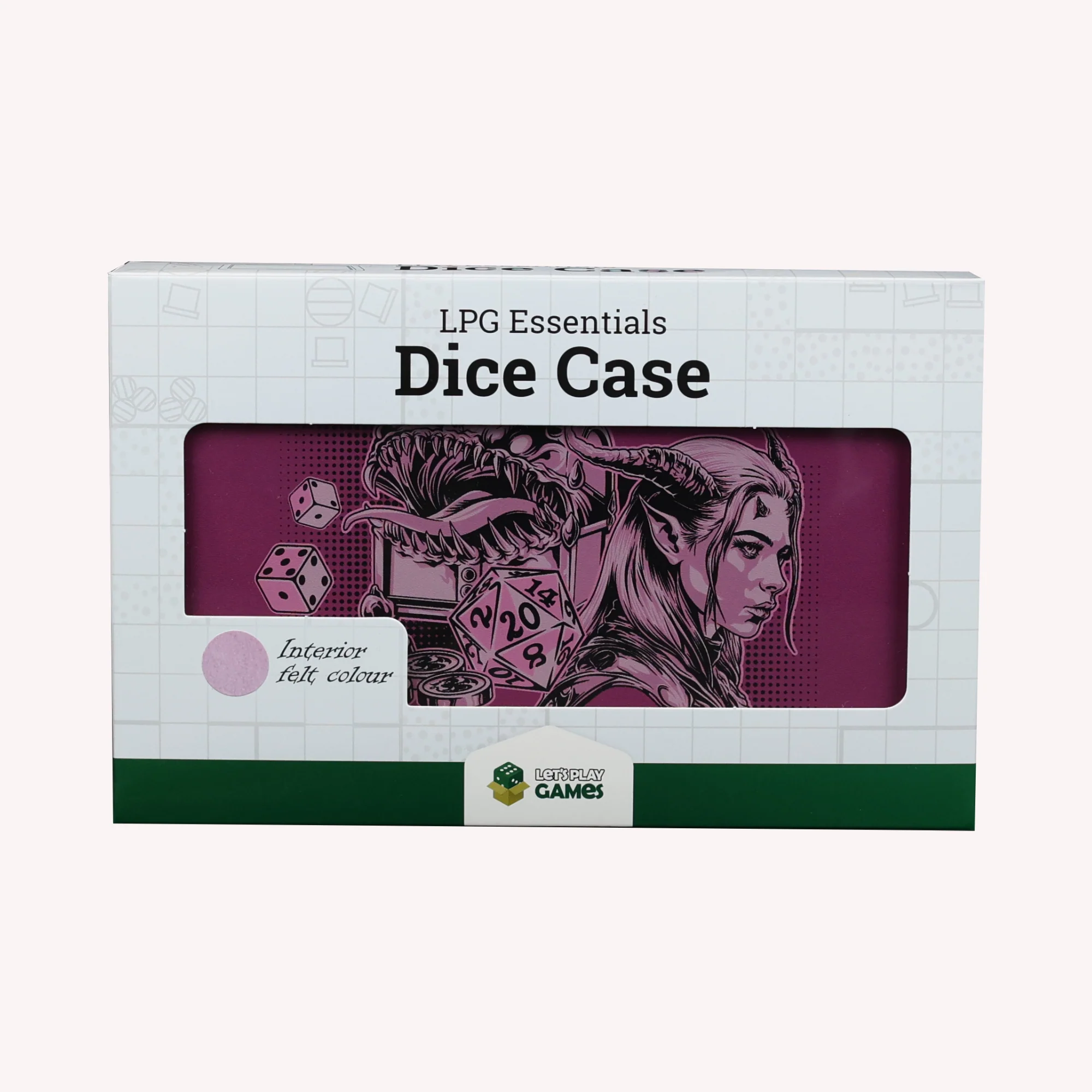 LPG Essentials Dice Case Magenta / Rose - Image 2