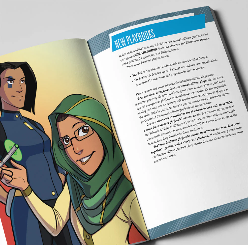 Magpie Games Masks A New Generation Secrets of A.E.G.I.S. Softcover Sourcebook - Image 3