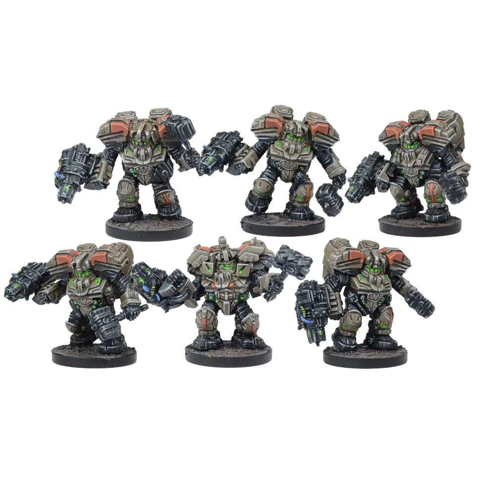 Mantic Games Firefight Forge Father Hammerfist Drop Troop Team (MGFFF302)