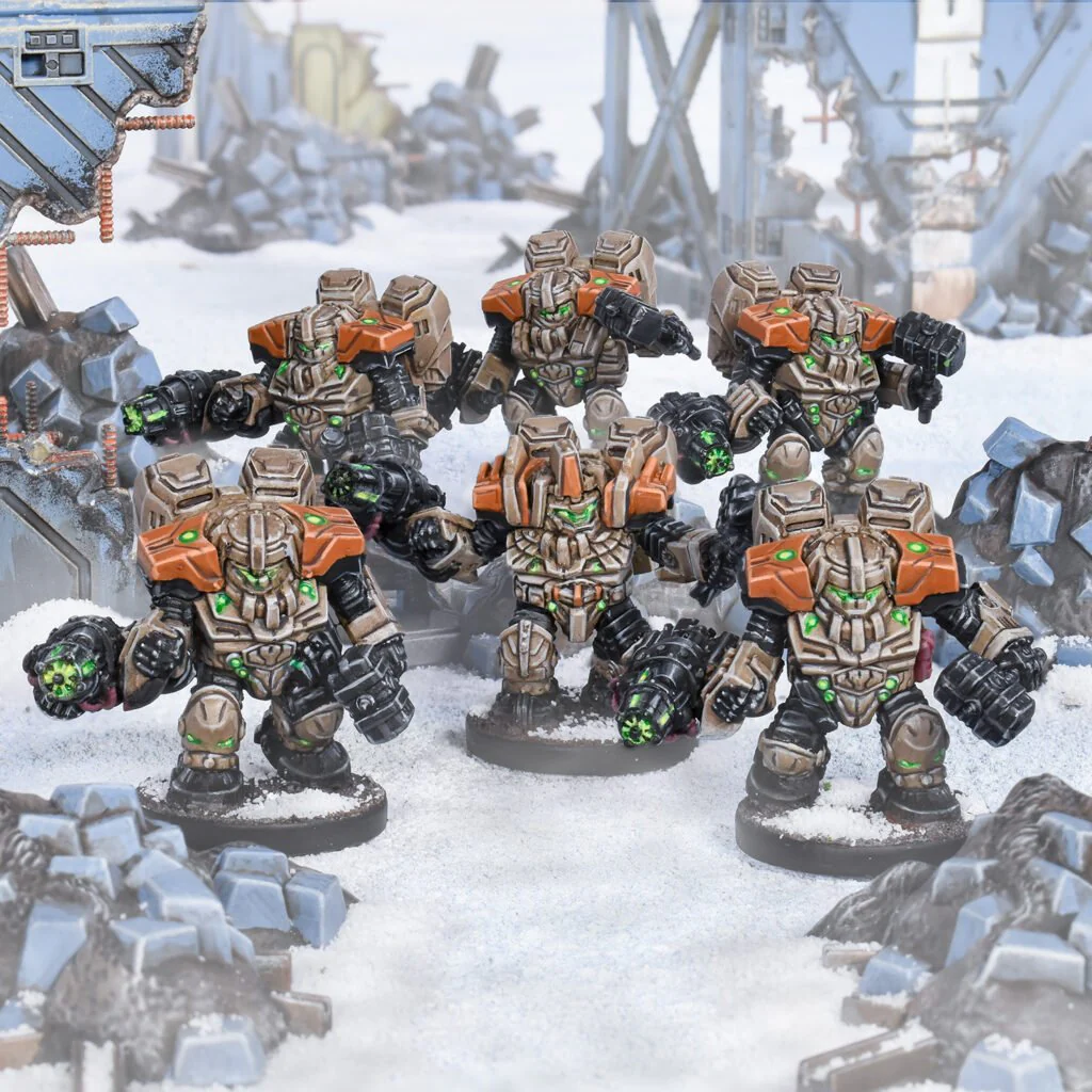 Mantic Games Firefight Forge Father Hammerfist Drop Troop Team (MGFFF302) - Image 2