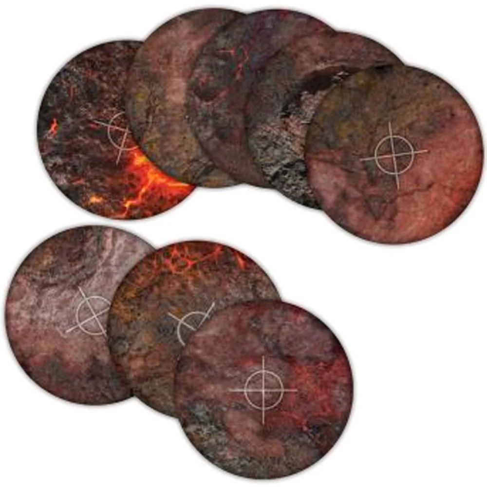 Mantic Games - TerrainCrate Hellscape Objective Templates