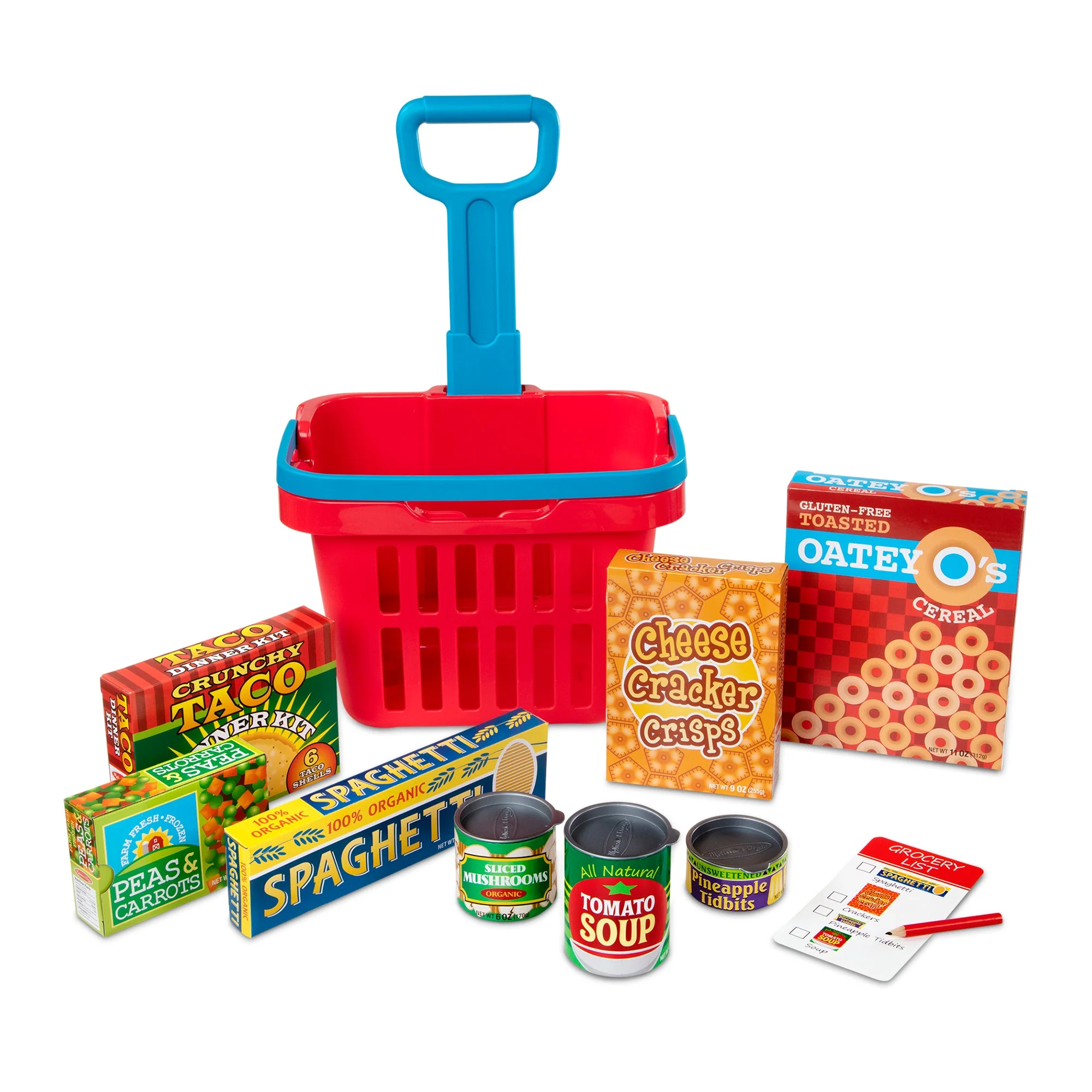 Melissa & Doug - Fill & Roll Grocery Basket Play Set - Image 2