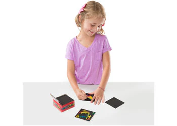 Melissa & Doug - Scratch Art Rainbow Mini Notes Box - Image 3