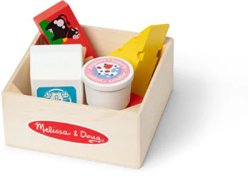 Melissa & Doug - Wooden Food Groups Play Set - Dairy - Image 4