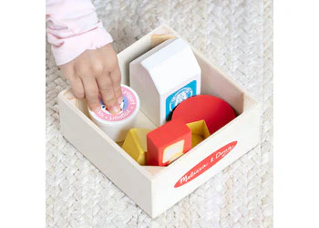 Melissa & Doug - Wooden Food Groups Play Set - Dairy - Image 5