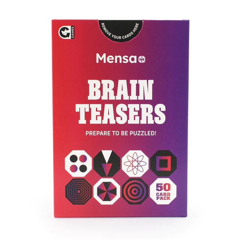 Mensa Brain Teasers Card Game - Image 3