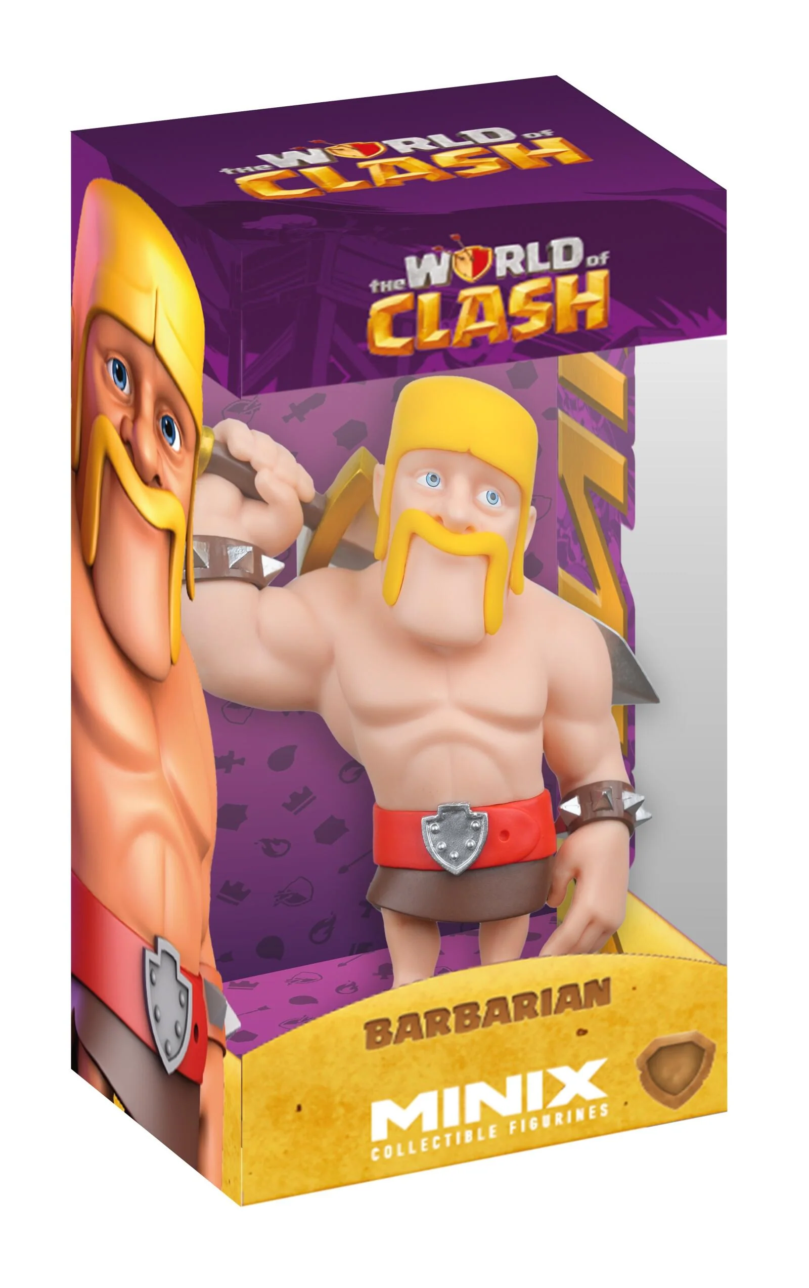 MINIX The World of Clash Barbarian Figure (Video Game 107)