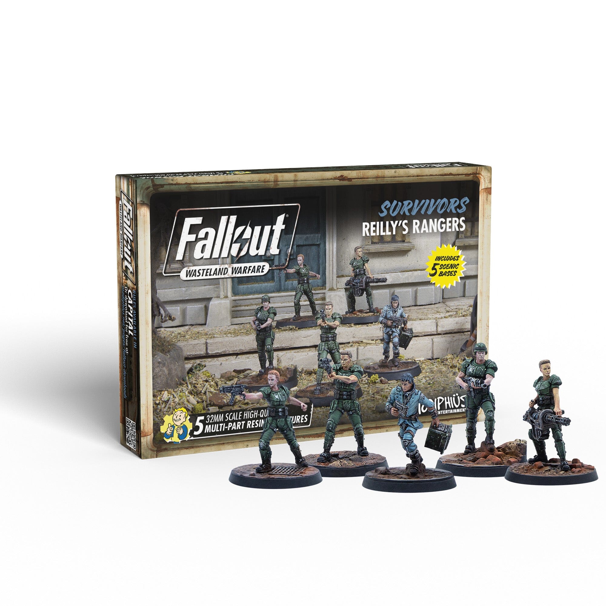 Modiphius Fallout: Wasteland Warfare - Survivors: Reilly's Rangers (MUH0190809)