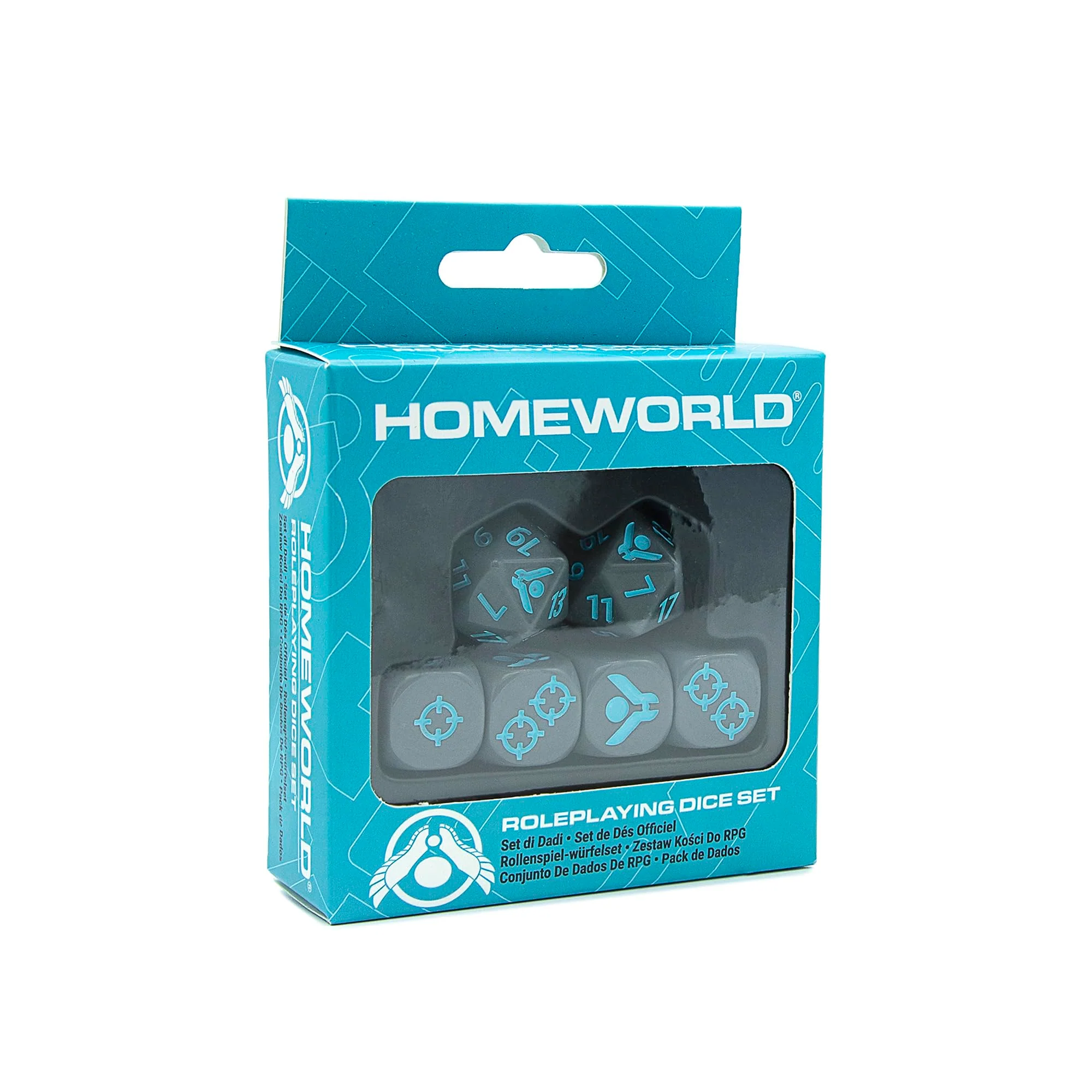 Modiphius - Homeworld Revelations RPG Dice Set - Gray/Blue