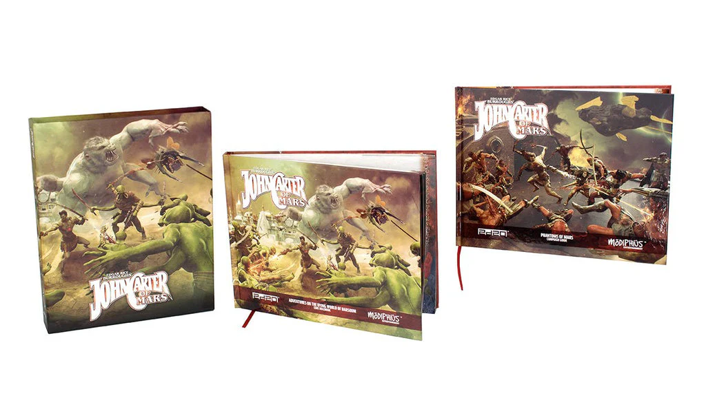 Modiphius John Carter of Mars RPG - 2 Books Collector's Slipcase Set - Image 2