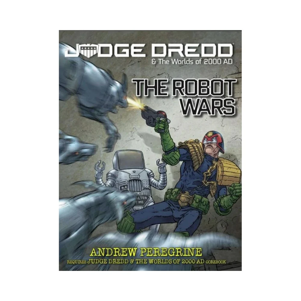 Modiphius Judge Dredd & The Worlds of 2000 AD RPG - The Robot Wars Sourcebook