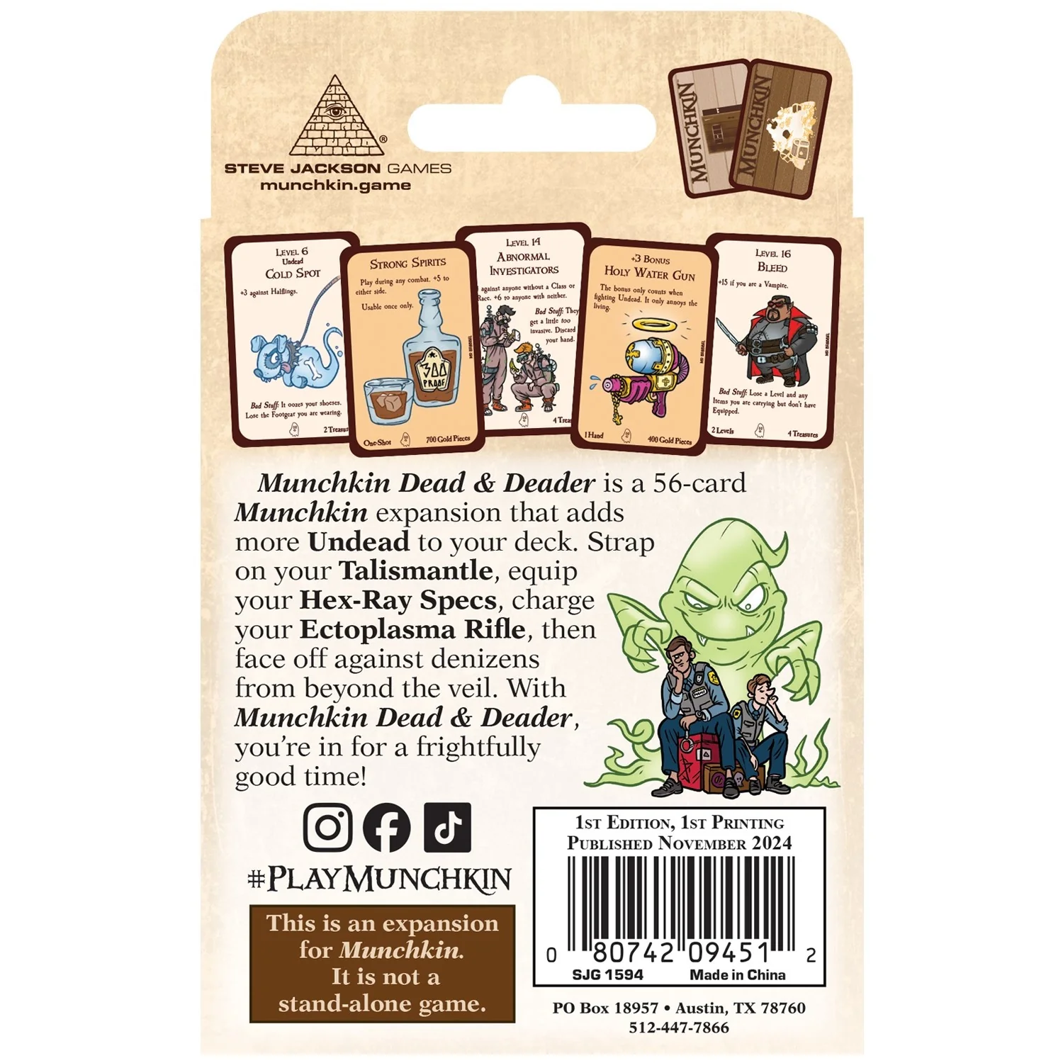 Munchkin Dead & Deader - Preorder - Image 2