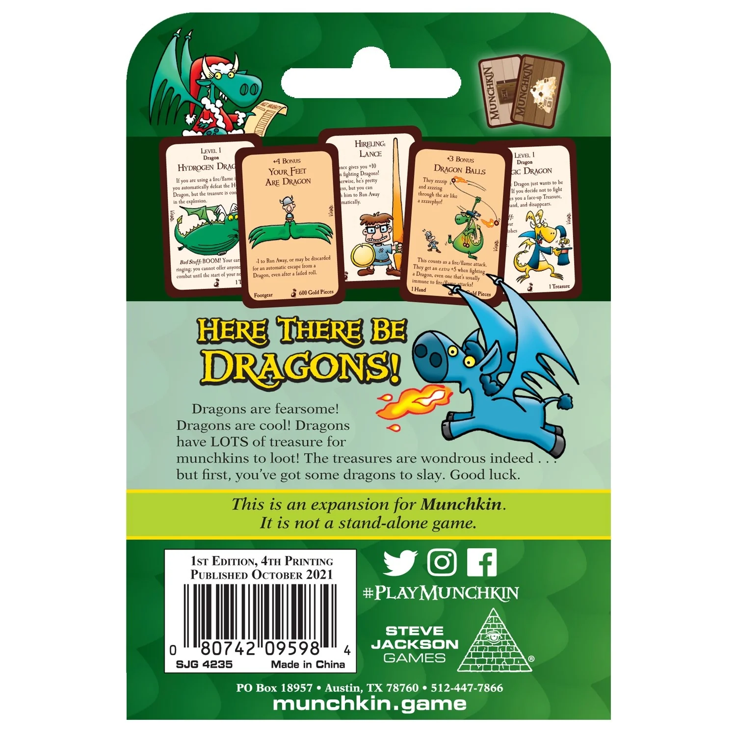 Munchkin Dragons Tuck Box - 237224 - Image 2