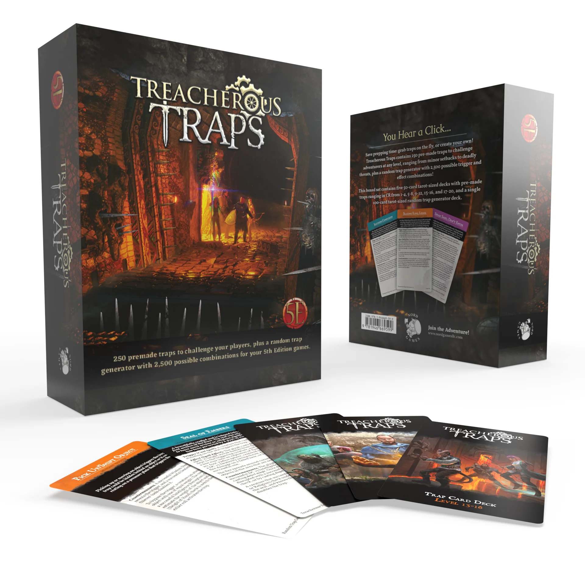Nord Games Treacherous Traps RPG Box Set - Image 2