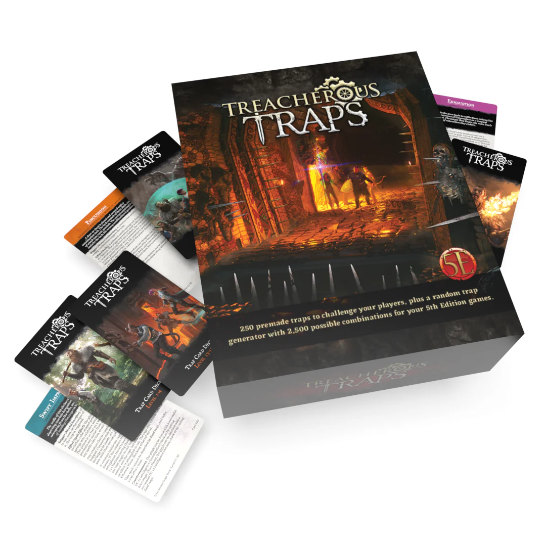 Nord Games Treacherous Traps RPG Box Set - Image 3