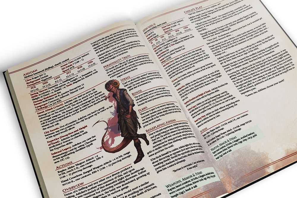 Nord Games Ultimate NPCs RPG - Skulduggery Hardcover (5E) - Image 4