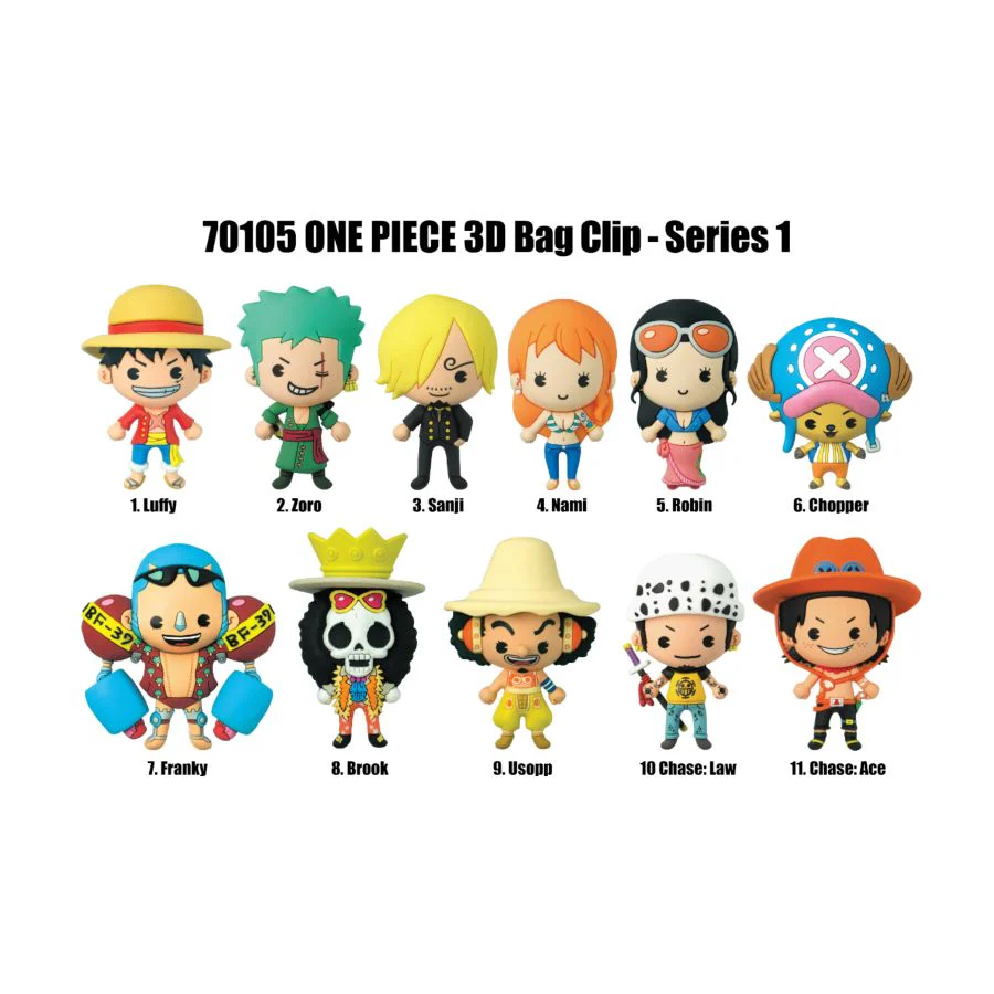 One Piece - 3D PVC Bag Clips Series 1 Blind Bag - Image 2