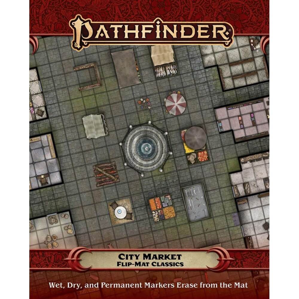 Paizo Pathfinder Classics City Market Flip Mat