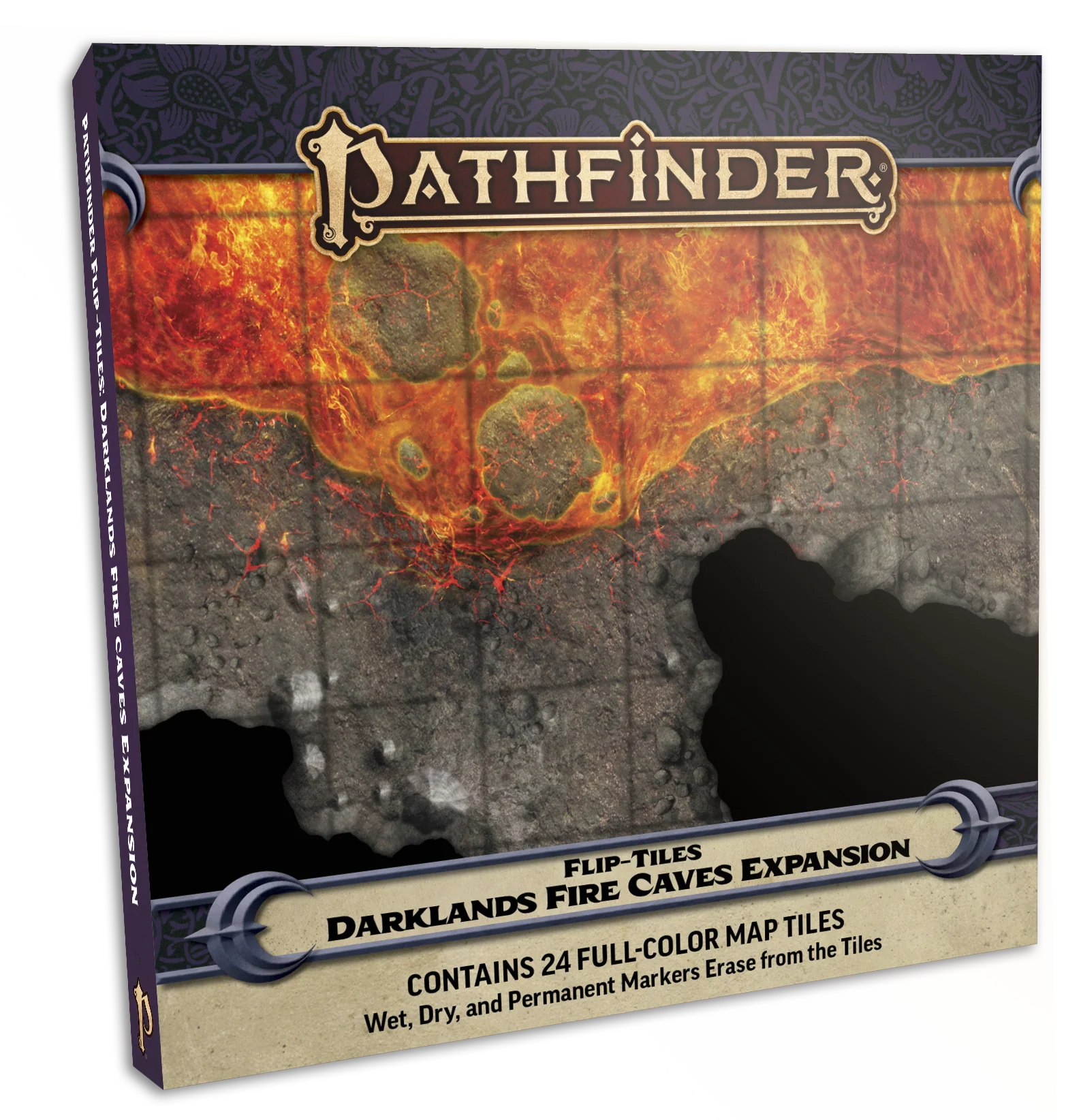 Paizo Pathfinder: Darklands Fire Caves Expansion Flip-Tiles