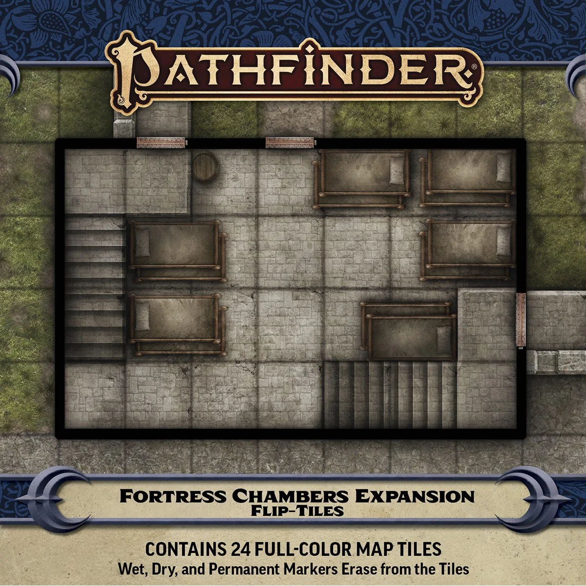 Paizo Pathfinder: Fortress Chambers Expansion Flip-Tiles