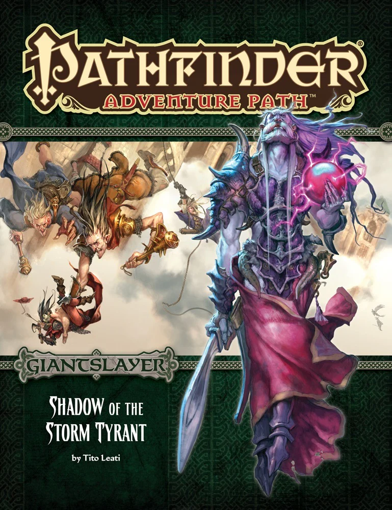 Paizo Pathfinder RPG Adventure Path - Giantslayer: Shadow of the Storm Tyrant Book (Preorder)