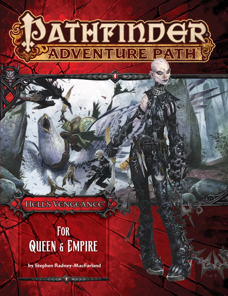 Paizo Pathfinder RPG Adventure Path - Hell's Vengeance: For Queen & Empire Book (Preorder)