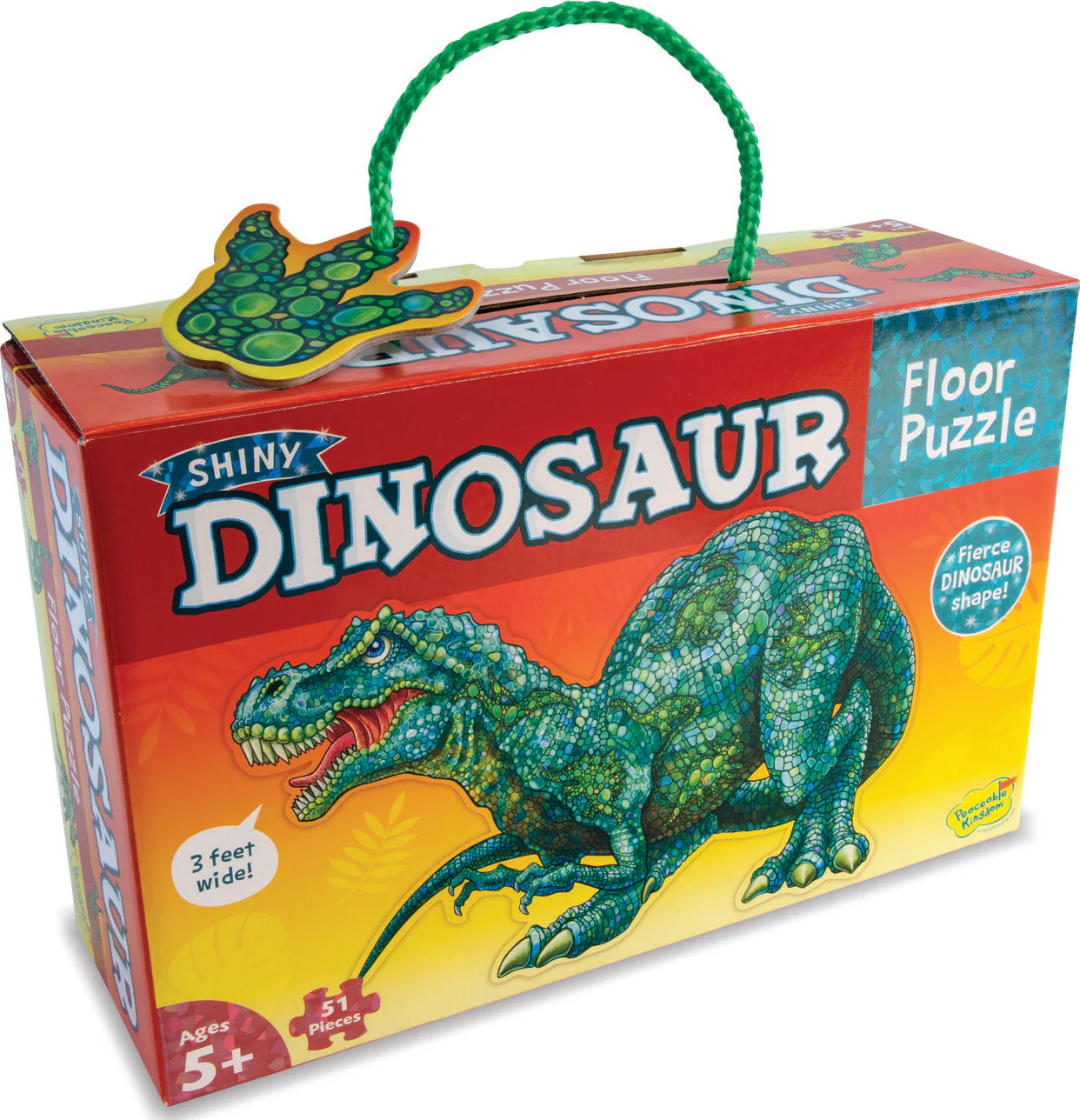 Peaceable Kingdom Dinosaur - 51 piece Floor Puzzle