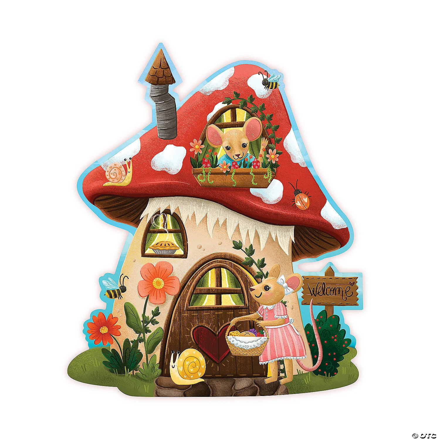 Peaceable Kingdom Mouse House - 41 Piece Floor Puzzle - Image 2